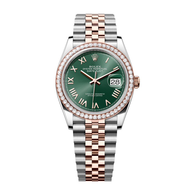 Rolex Datejust 36 Green Two-Tone 36mm