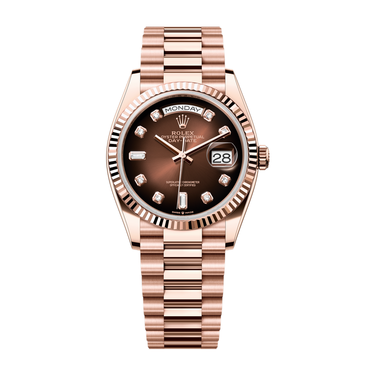 Rolex Day-Date 36 Brown Rose Gold 36mm