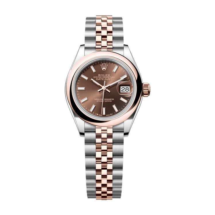 Rolex Lady-Datejust Chocolate Two-Tone 28mm