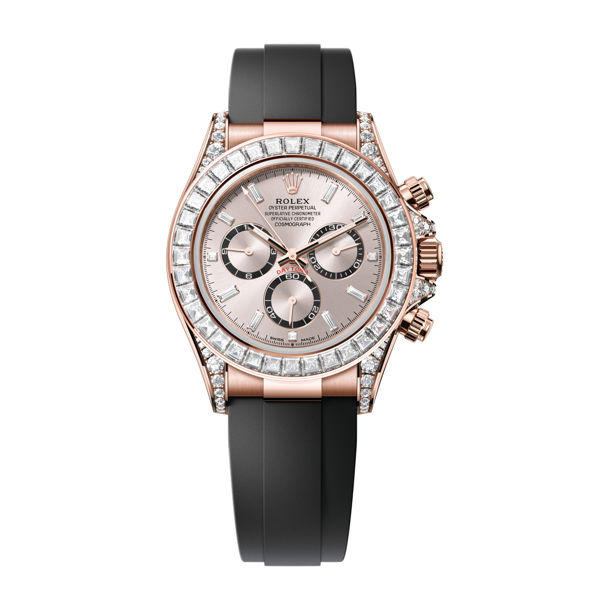 Rolex Cosmograph Daytona Pink Rose Gold Rubber 40mm