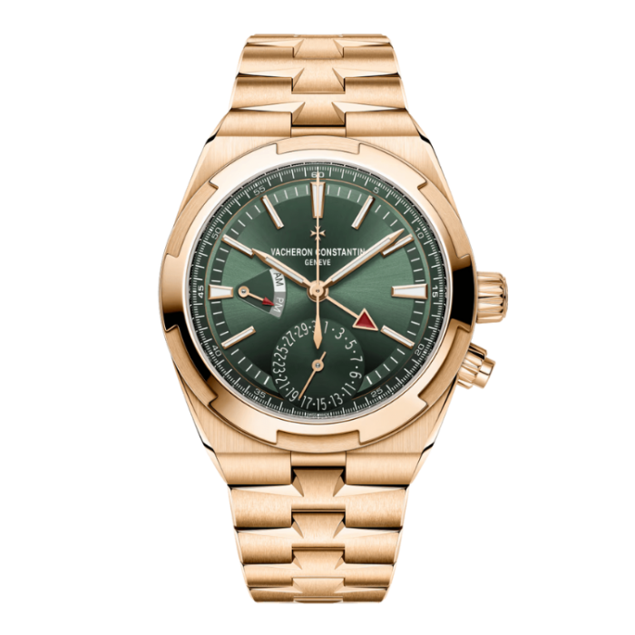 Vacheron Constantin Overseas Dual Time Green Rose Gold 41mm