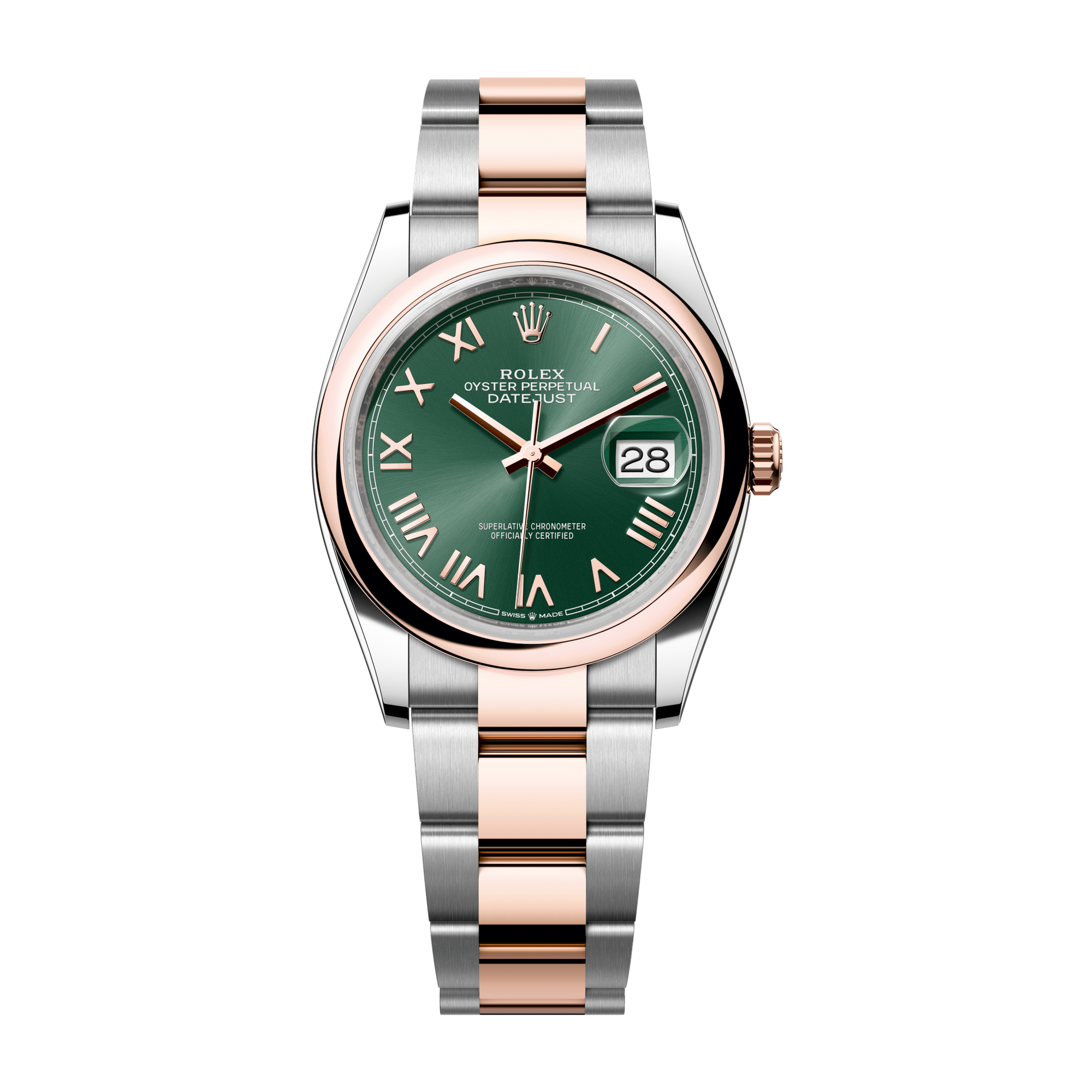 Rolex Datejust 36 Green Two-Tone 36mm
