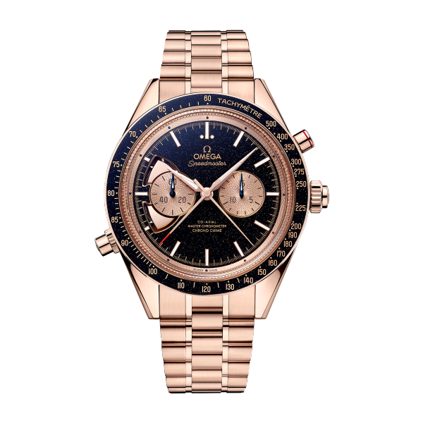 Omega Speedmaster Chrono Chime Blue Rose Gold 45mm