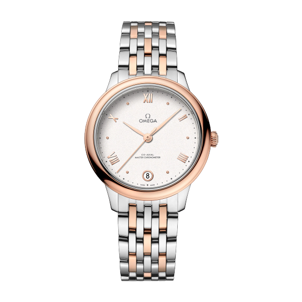 Omega De Ville Prestige Silver Two-Tone 34mm