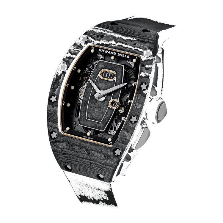 Richard Mille RM 037 Skeleton Carbon Rubber 34.4mm