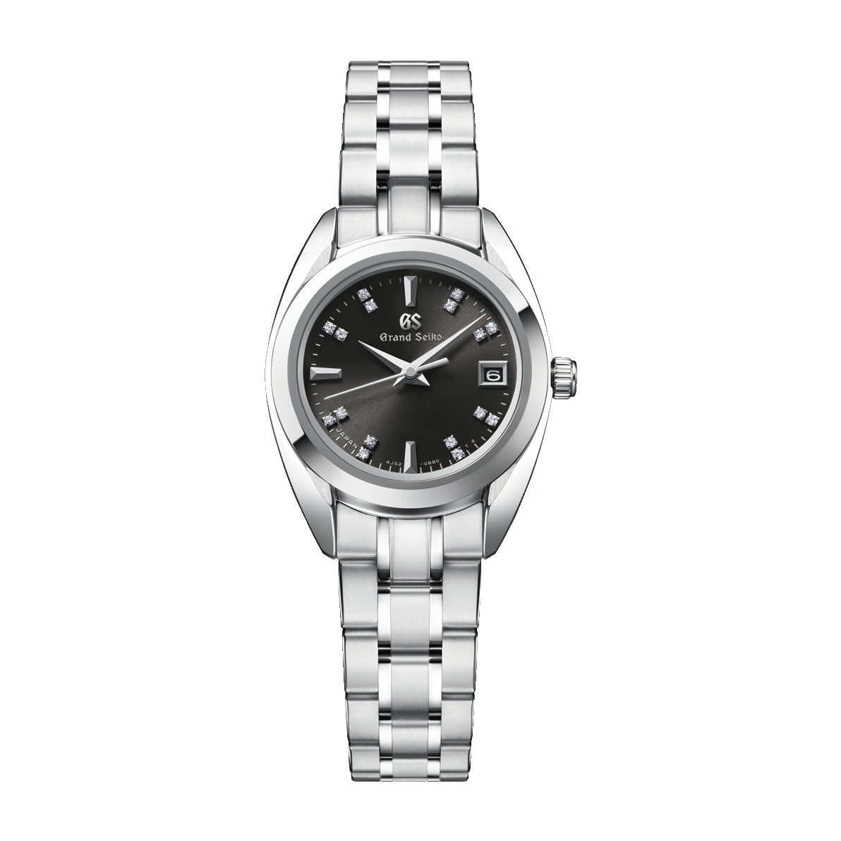 Grand Seiko Heritage Refined Essentials Dark Grey Steel Alligator Leather 26mm
