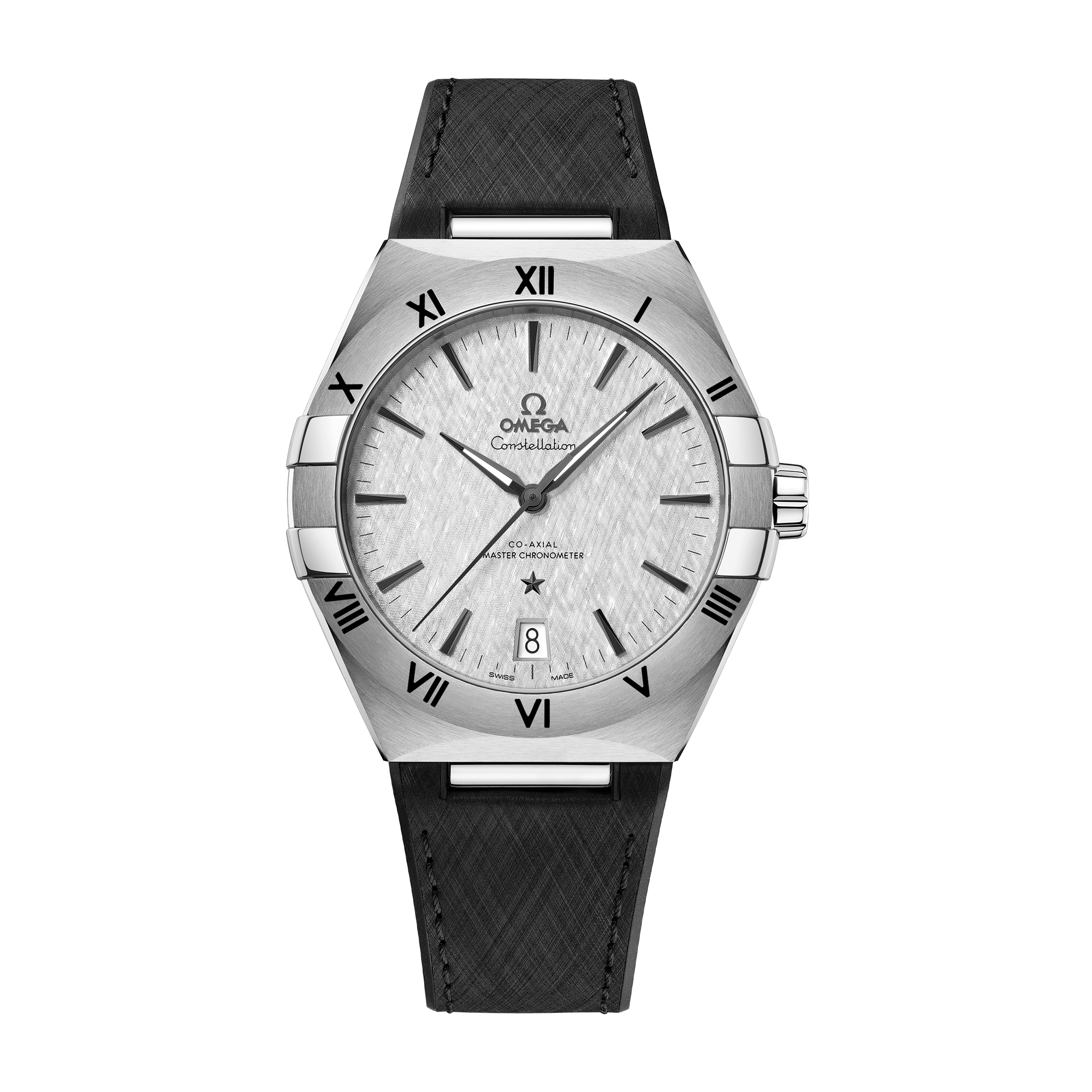 Omega Constellation Grey Steel Rubber 41mm