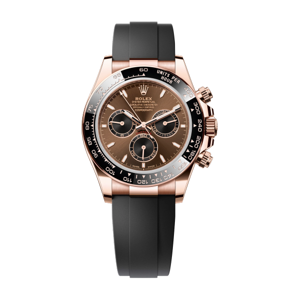 Rolex Cosmograph Daytona Chocolate Rose Gold Rubber 40mm