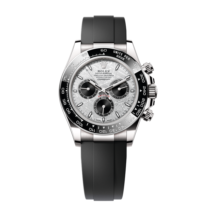 Rolex Cosmograph Daytona Meteorite White Gold Rubber 40mm
