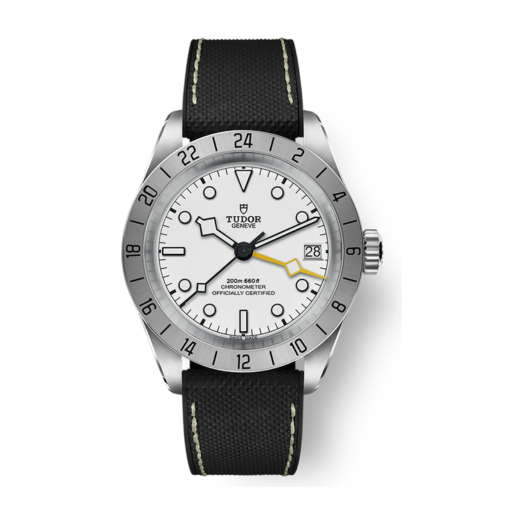 Tudor Black Bay Pro White Steel Leather 39mm