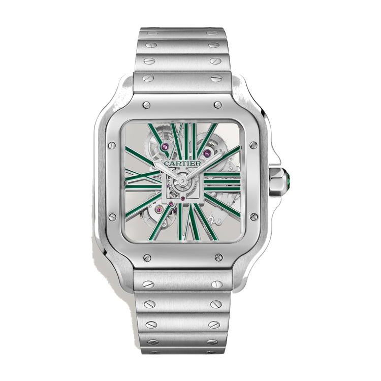 Cartier Santos de Cartier Skeleton Steel 39.7mm