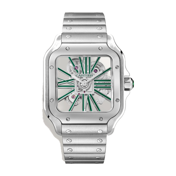 Cartier Santos de Cartier Skeleton Steel 39.7mm