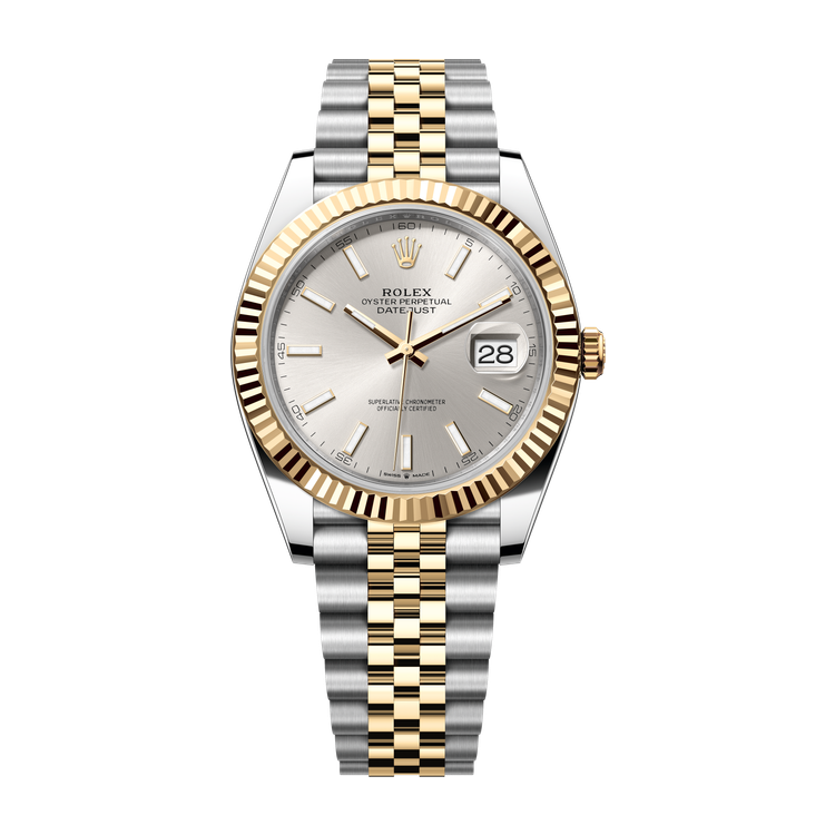 Rolex Datejust 41 Silver Two-Tone 41mm
