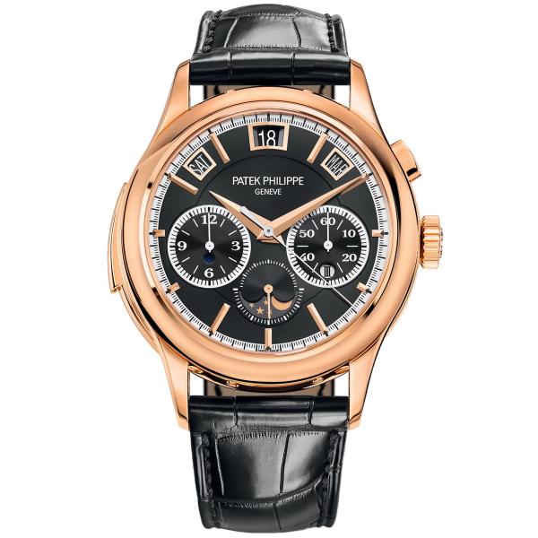 Patek Philippe Grand Complications Black Rose Gold Leather 42mm