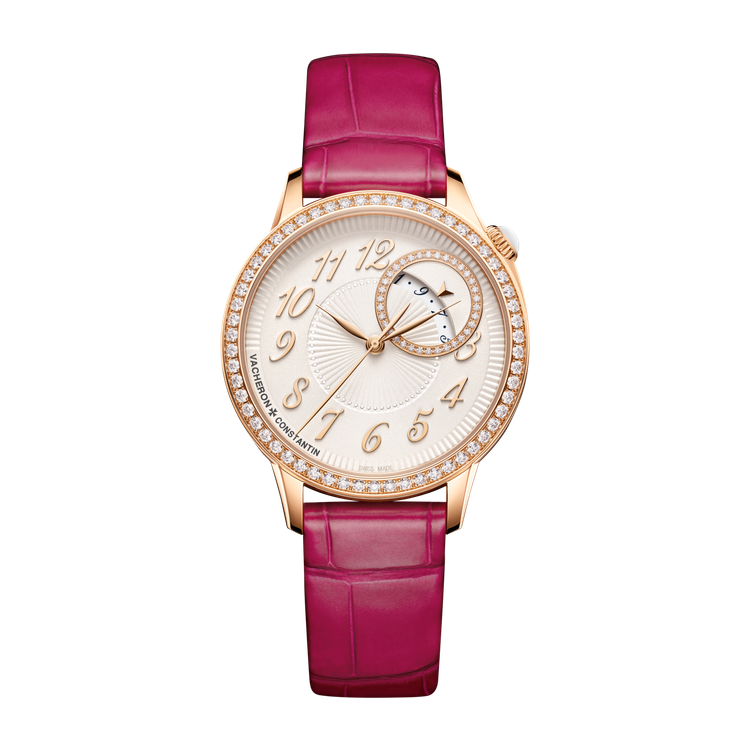 Vacheron Constantin Égérie Self-winding Silver Rose Gold Alligator Leather 35mm