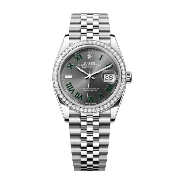 Rolex Datejust 36 Dark Grey Steel & White Gold 36mm