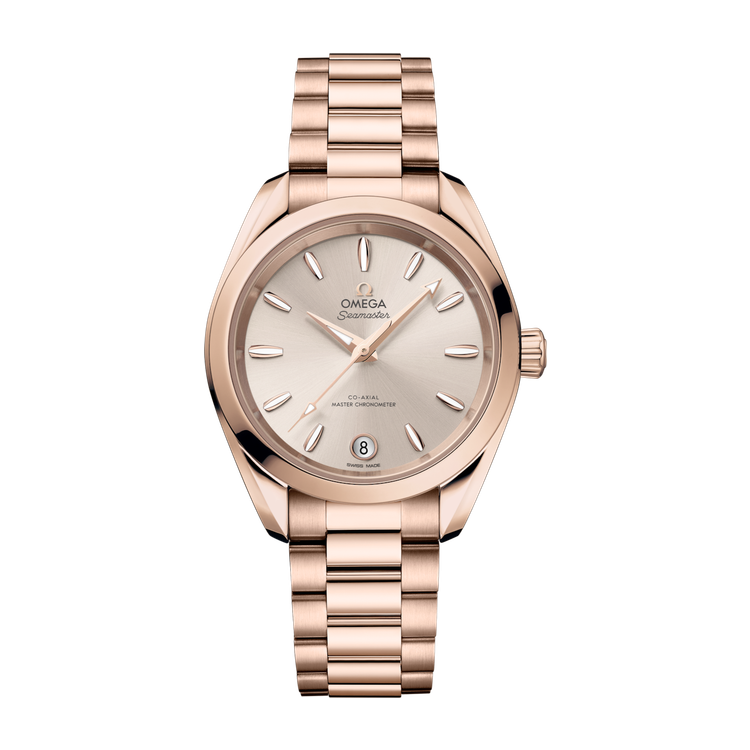 Omega Seamaster Aqua Terra Shades Silver Rose Gold 34mm