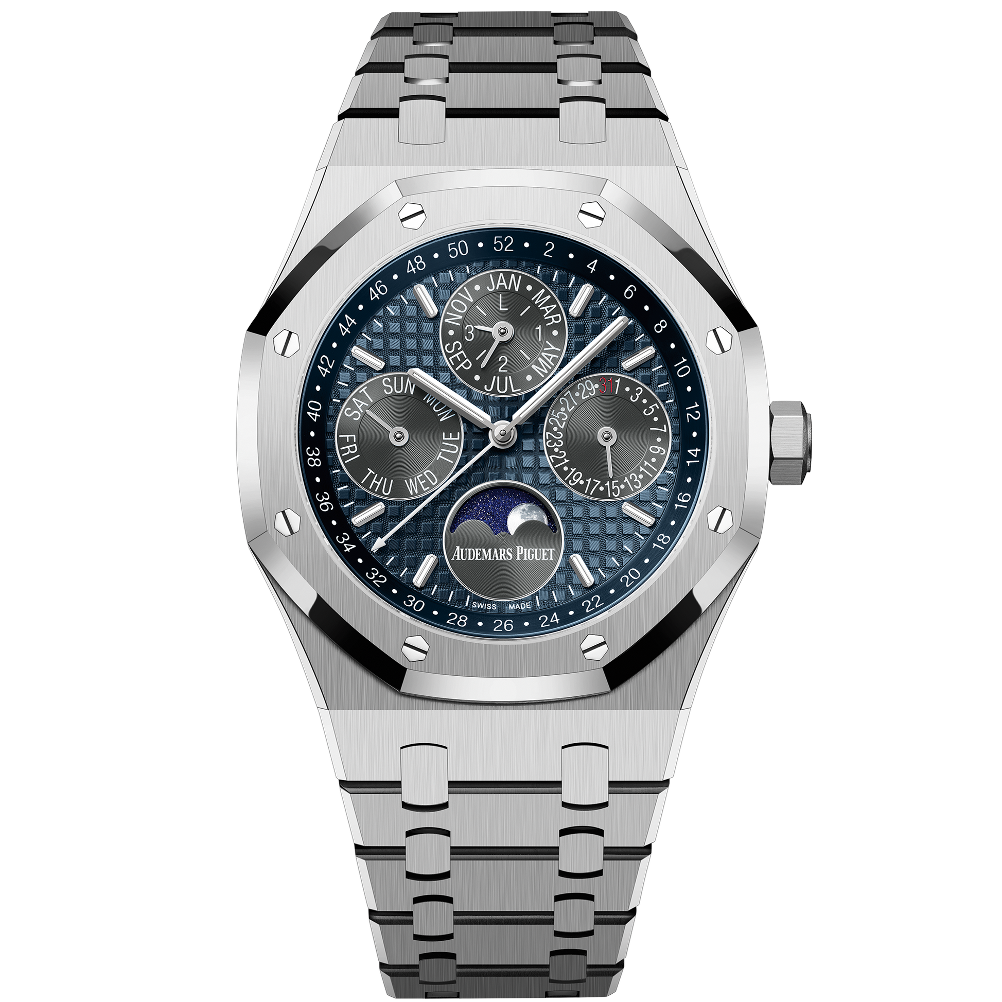 Audemars Piguet Royal Oak Perpetual Calendar Blue Titanium 41mm