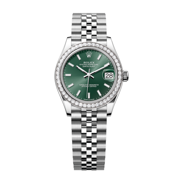 Rolex Datejust 31 Green Two-Tone 31mm
