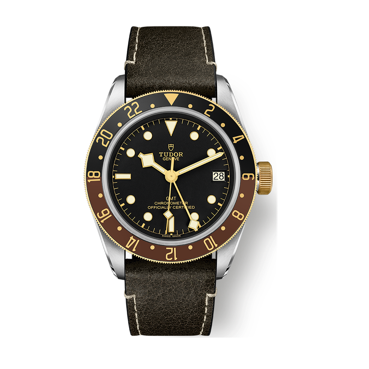 Tudor Black Bay GMT S&G Two-Tone Leather 41mm