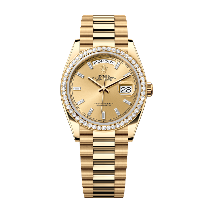 Rolex Day-Date 36 Champagne Yellow Gold 36mm