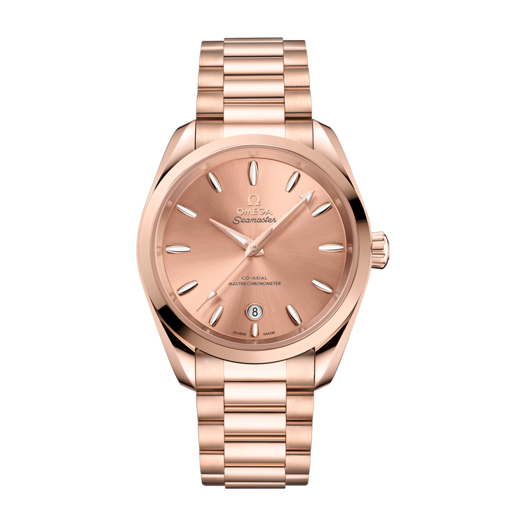Omega Seamaster Aqua Terra Shades Pink Rose Gold 38mm