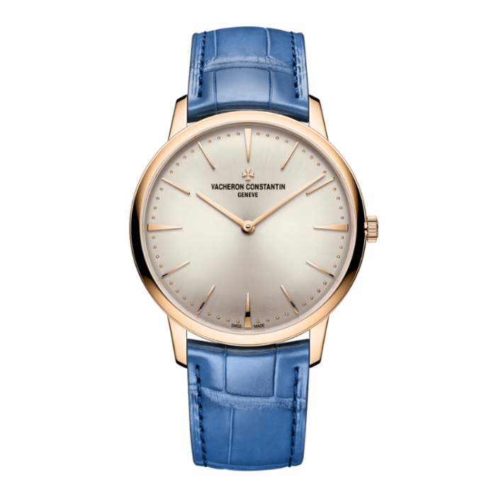 Vacheron Constantin Patrimony Manual-winding Silver Rose Gold Alligator Leather 39mm