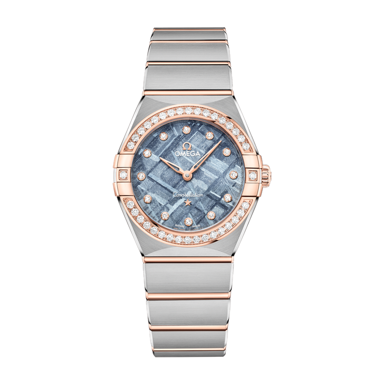 Omega Constellation Blue Two-Tone 28mm