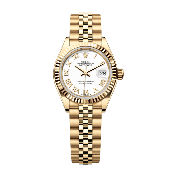 Rolex Lady-Datejust White Yellow Gold 28mm