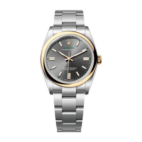 Rolex Oyster Perpetual 36 Dark Grey Two-Tone 36mm