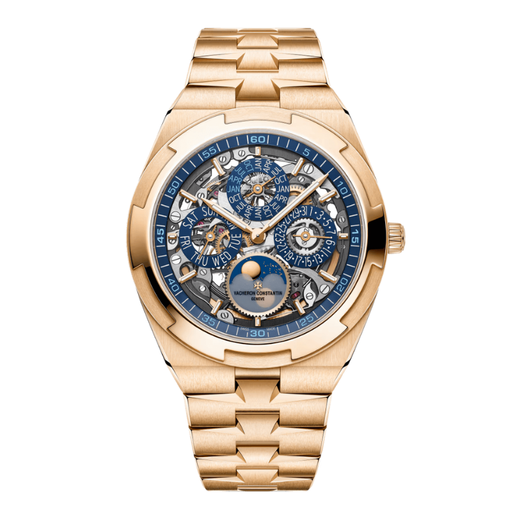 Vacheron Constantin Overseas Silver Rose Gold mm