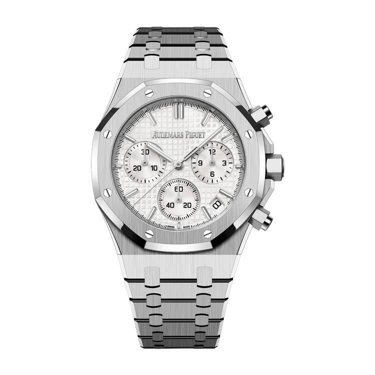 Audemars Piguet Royal Oak Selfwinding Chronograph Silver Steel 41mm