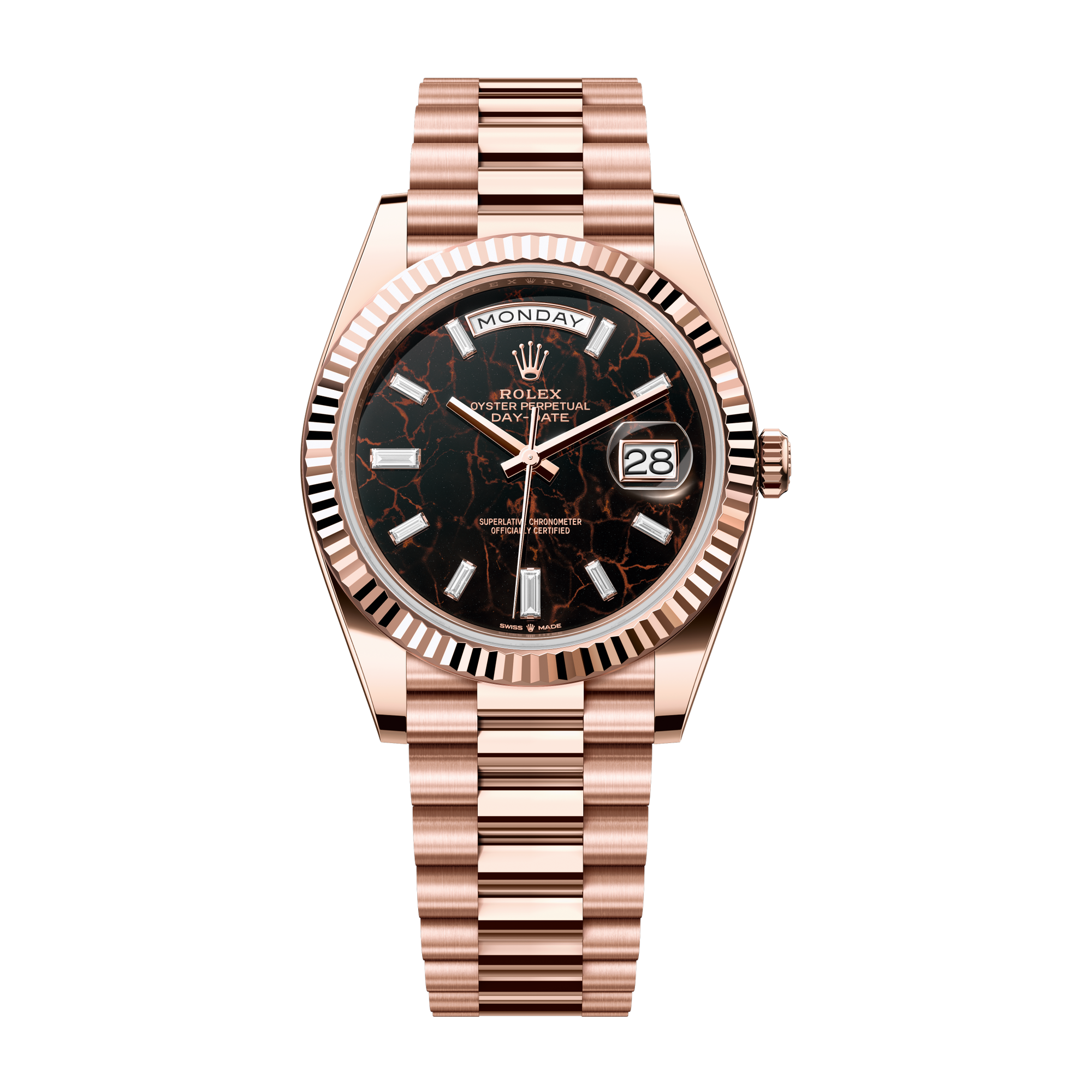 Rolex Day-Date 40 Brown Rose Gold 40mm