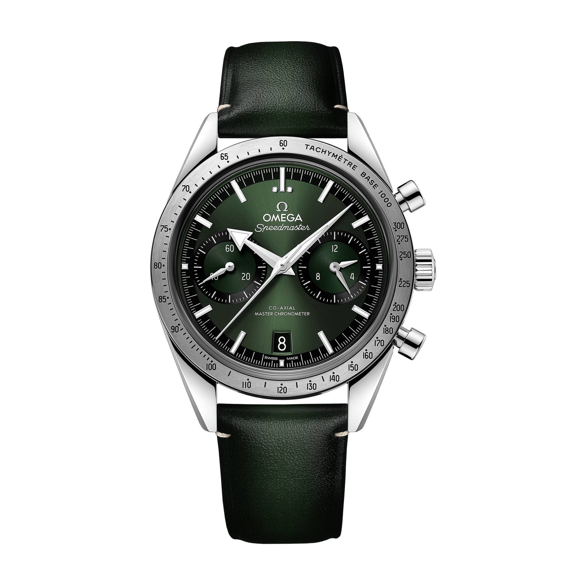 Omega Speedmaster '57 Green Steel Leather 40.5mm
