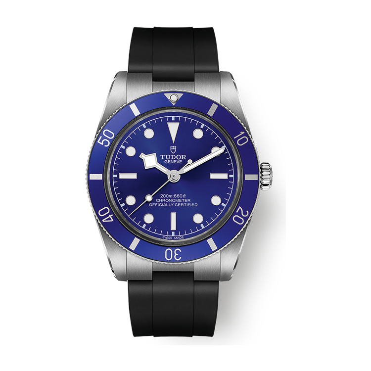 Tudor Black Bay 54 Blue Steel Rubber 37mm