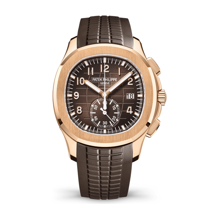 Patek Philippe Aquanaut Chronograph Brown Rose Gold Rubber 42.2mm