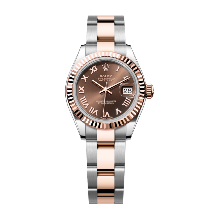 Rolex Lady-Datejust Chocolate Two-Tone 28mm