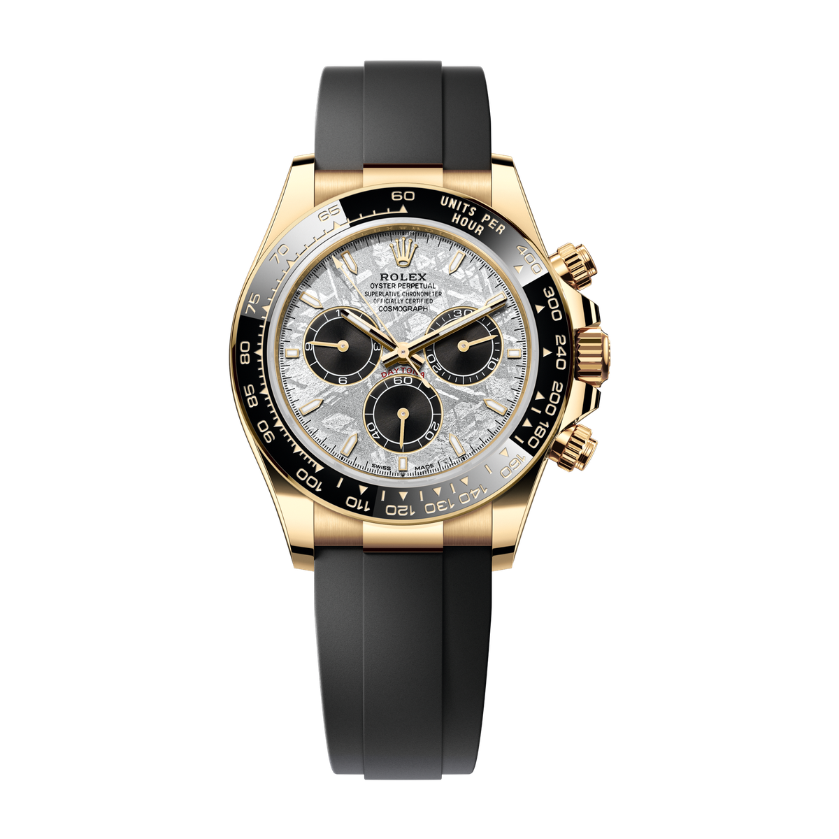Rolex Cosmograph Daytona Meteorite Yellow Gold Rubber 40mm