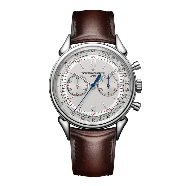 Vacheron Constantin Historiques Cornes de Vache 1955 Grey Steel Leather 38.5mm