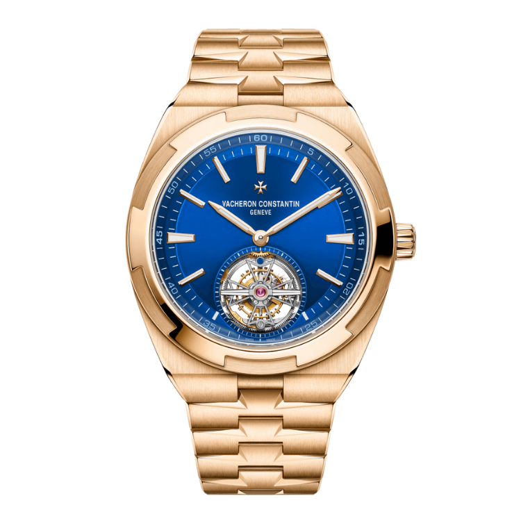 Vacheron Constantin Overseas Tourbillon Blue Rose Gold 42.5mm