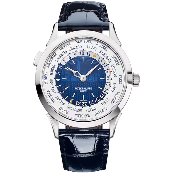 Patek Philippe Complications Blue White Gold Leather 38.5mm