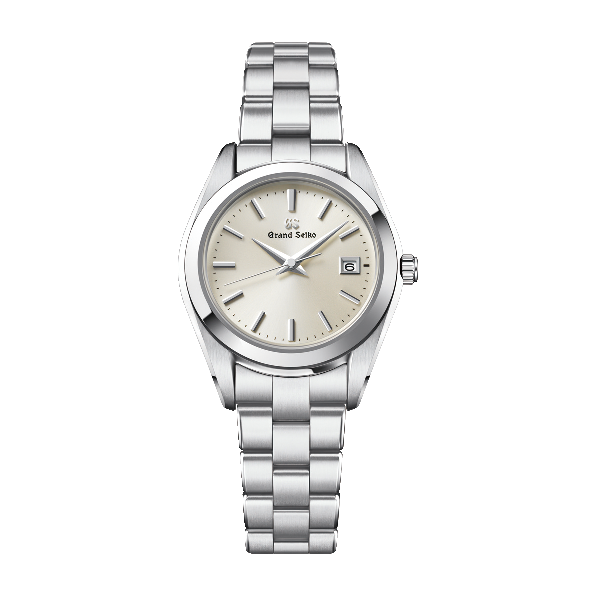 Grand Seiko Heritage Refined Essentials Silver Steel Alligator Leather 28.9mm