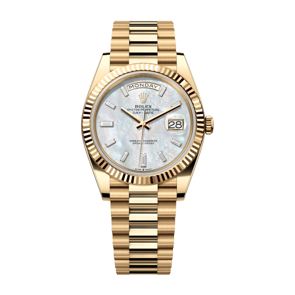 Rolex Day-Date 40 Mother of Pearl Yellow Gold 40mm