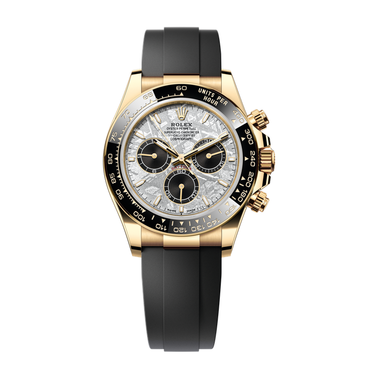 Rolex Cosmograph Daytona Meteorite Yellow Gold Rubber 40mm