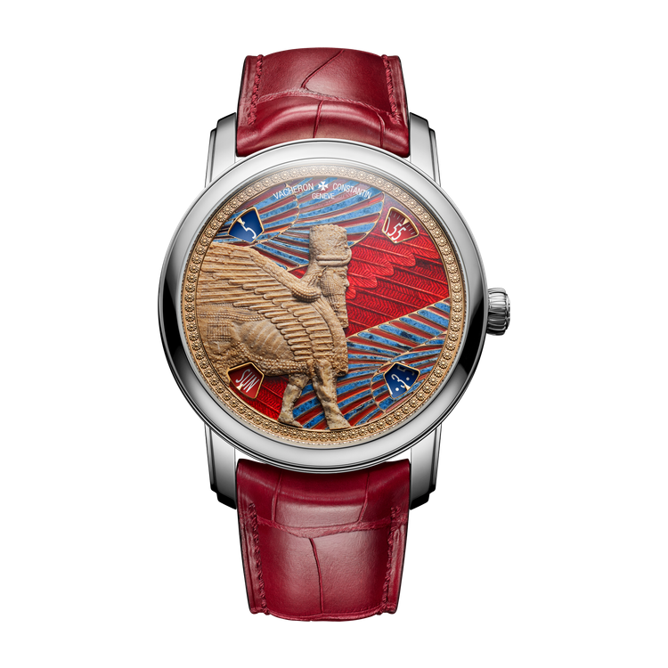 Vacheron Constantin Métiers d'Art Tribute to Great Civilisations Gold White Gold Alligator Leather 42mm