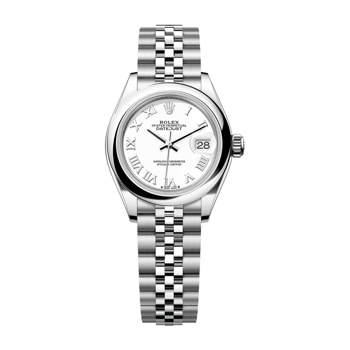 Rolex Lady-Datejust White Steel 28mm