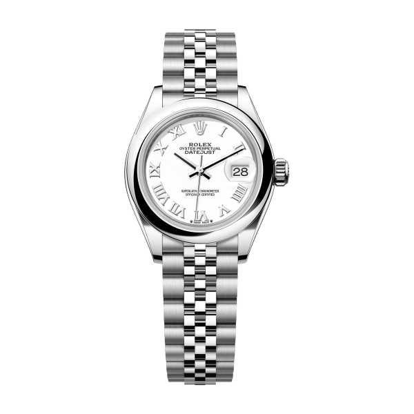 Rolex Lady-Datejust White Steel 28mm