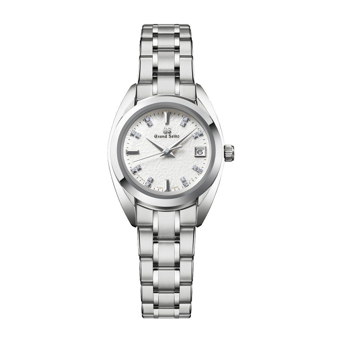 Grand Seiko Heritage Refined Essentials White Titanium Alligator Leather 26mm