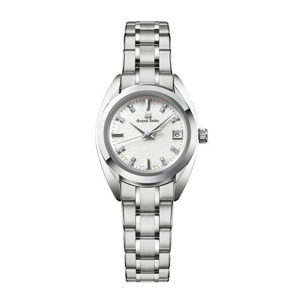 Grand Seiko Heritage Refined Essentials White Titanium Alligator Leather 26mm