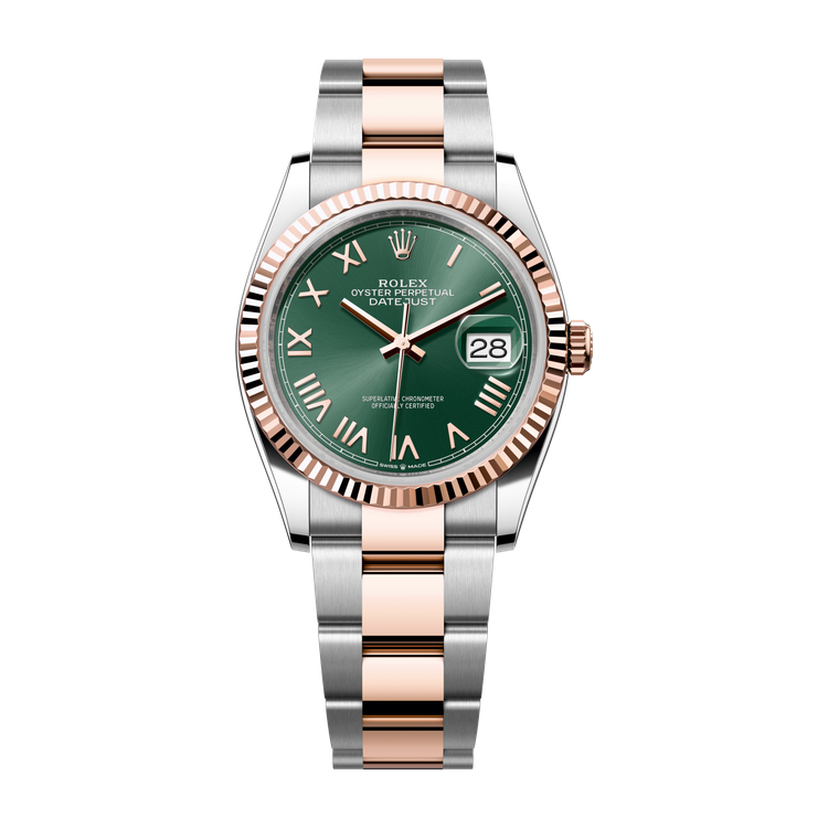 Rolex Datejust 36 Green Two-Tone 36mm